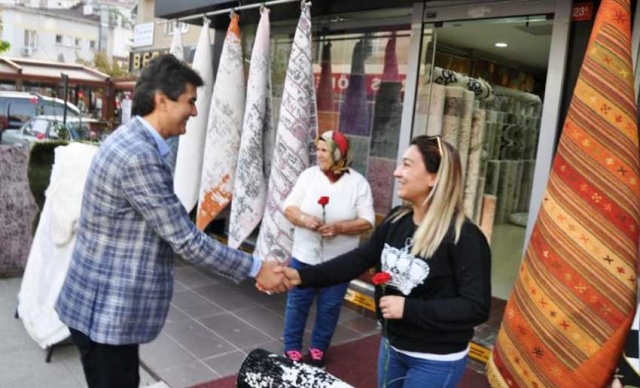 Ak Parti İlçe Başkanı Ahmet Özcan'ın İçerenköy Esnaf ve Ak Nokta ziyareti 2018