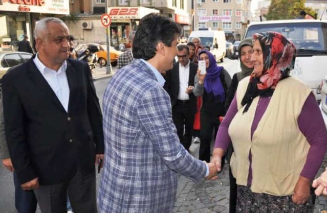 Ak Parti İlçe Başkanı Ahmet Özcan'ın İçerenköy Esnaf ve Ak Nokta ziyareti 2018