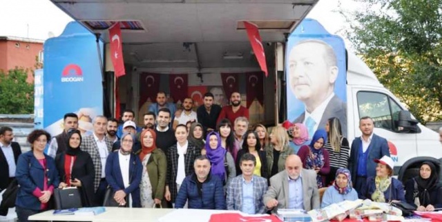 Ak Parti İlçe Başkanı Ahmet Özcan'ın İçerenköy Esnaf ve Ak Nokta ziyareti 2018