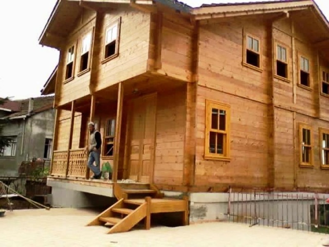 Ahşap Kütük Ev, Villa Fotoları