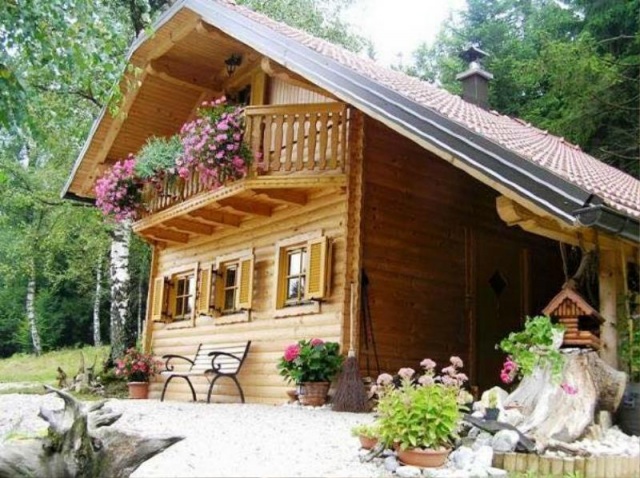 Ahşap Kütük Ev, Villa Fotoları