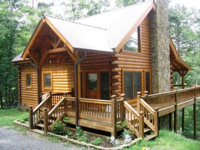 Ahşap Kütük Ev, Villa Fotoları