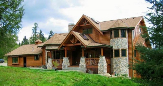 Ahşap Kütük Ev, Villa Fotoları