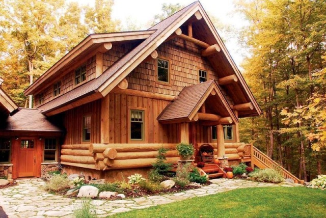 Ahşap Kütük Ev, Villa Fotoları