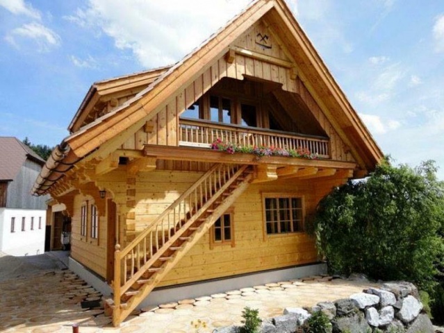 Ahşap Kütük Ev, Villa Fotoları