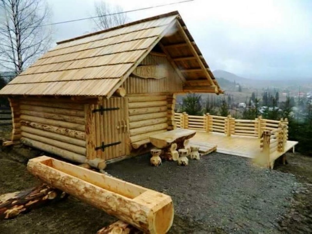 Ahşap Kütük Ev, Villa Fotoları