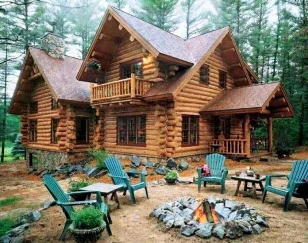 Ahşap Kütük Ev, Villa Fotoları