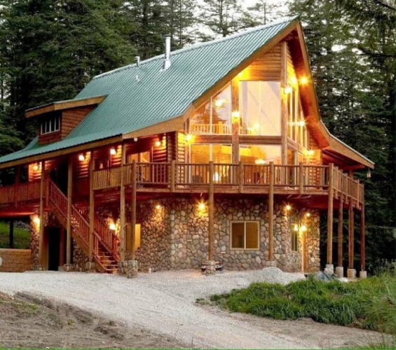 Ahşap Kütük Ev, Villa Fotoları