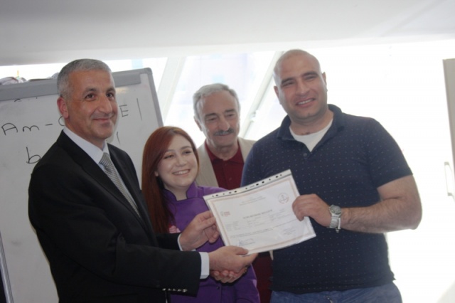 ATAMEM, ataşehir Belediyesi, Meslek Eğitim Merkezi Kursiyerleri, Sertifikalarını aldı