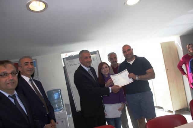 ATAMEM, ataşehir Belediyesi, Meslek Eğitim Merkezi Kursiyerleri, Sertifikalarını aldı