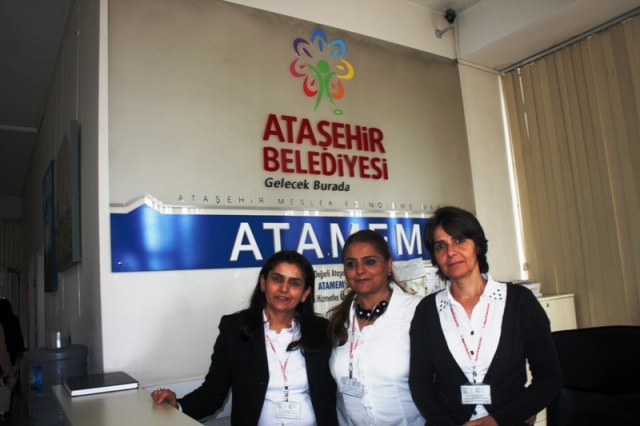 ATAMEM, ataşehir Belediyesi, Meslek Eğitim Merkezi Kursiyerleri, Sertifikalarını aldı