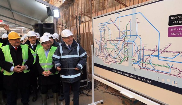 Bostancı, Dudullu Metro İstasyonu Çalışması 2017