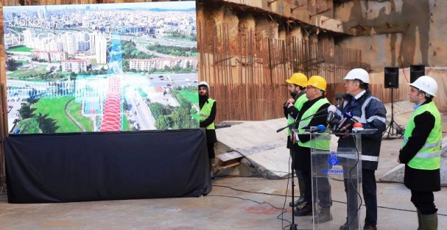 Bostancı, Dudullu Metro İstasyonu Çalışması 2017