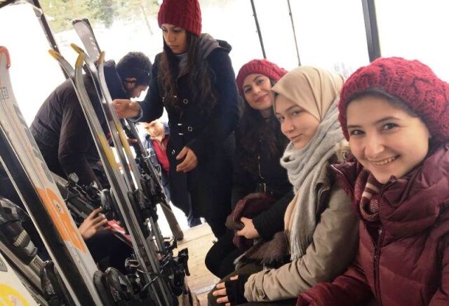 Çankırı Eğitim Kültür Vakfı, Bursiyerleri, Ilgaz Kayak Merkezi gezisi 2017