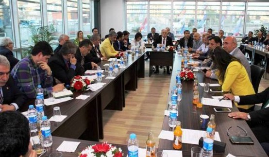 CHP 1 Bölge Milletvekili Adaylar, ilçe başkanları, SKM yöneticileriyle  buluştu