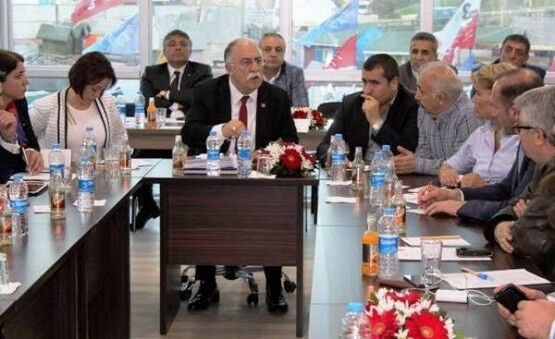 CHP 1 Bölge Milletvekili Adaylar, ilçe başkanları, SKM yöneticileriyle  buluştu