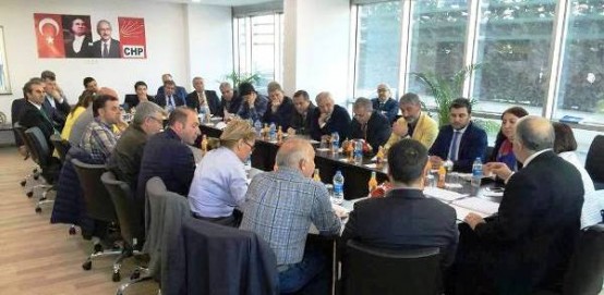 CHP 1 Bölge Milletvekili Adaylar, ilçe başkanları, SKM yöneticileriyle  buluştu