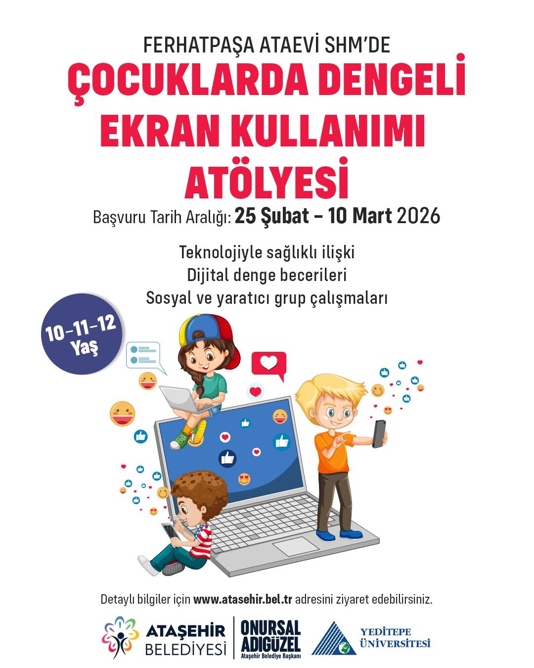 Ataşehi̇r’de Çocuklar İçi̇n Dengeli̇ Ekran Kullanimi Atölyesi̇ Düzenlenecek (2)