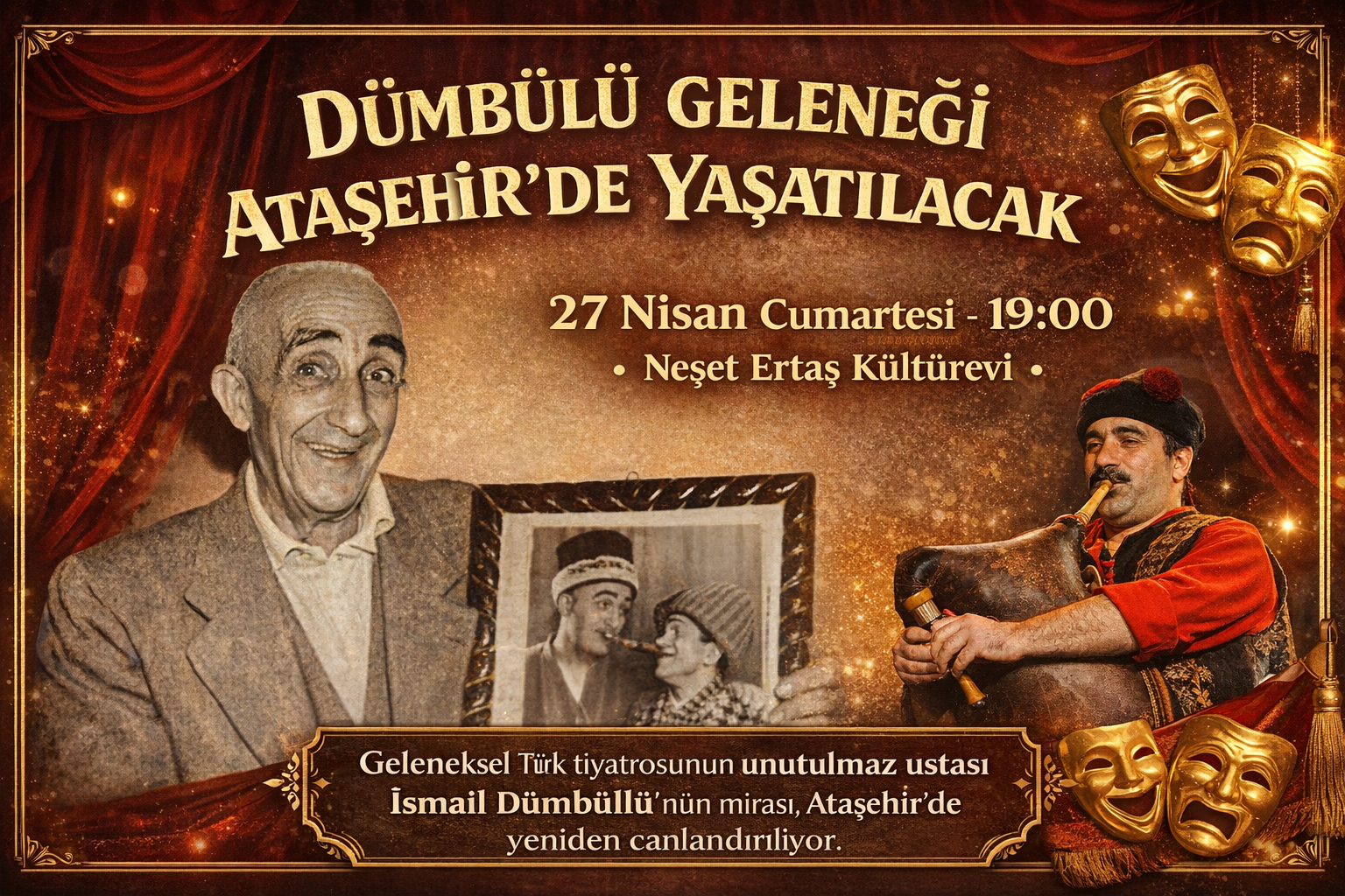 Dümbüllü Geleneği̇ Ataşehi̇r’de Yaşatilacak-1