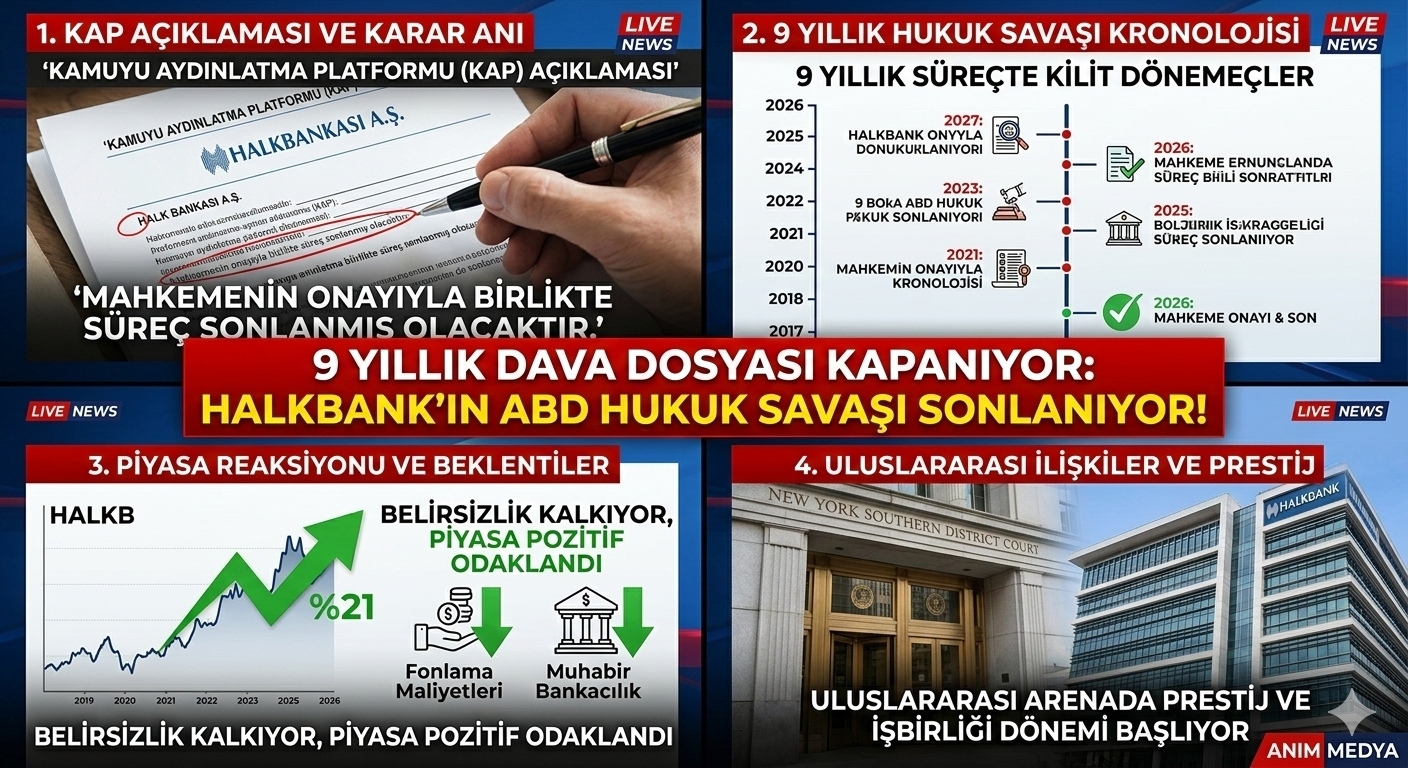 Halkbank’ın Abd’deki 9 Yıllık Dava Sürecinde Sona Gelindi!
