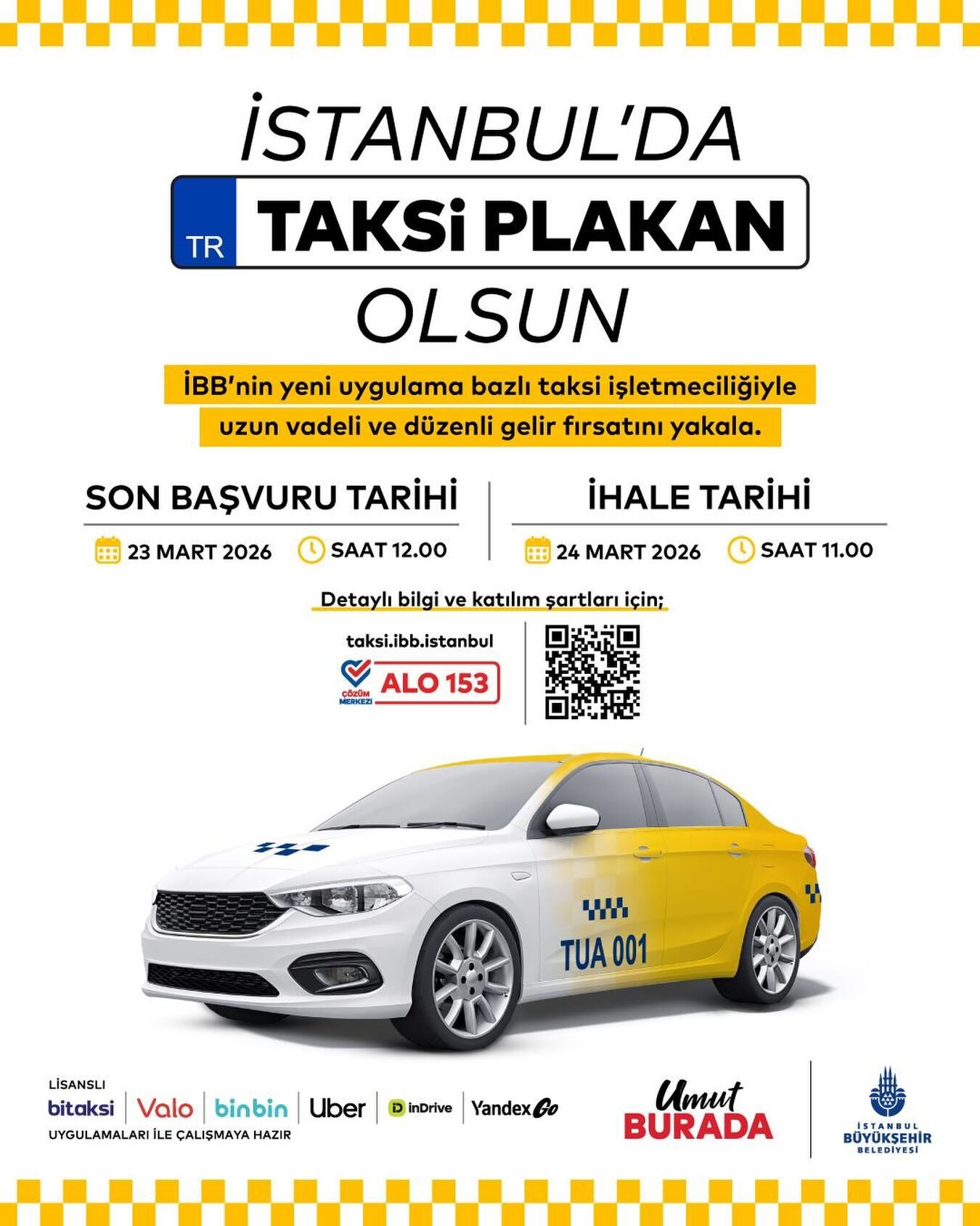 İbb İstanbulda Taksi Plakası Satışı Yapılacaktır