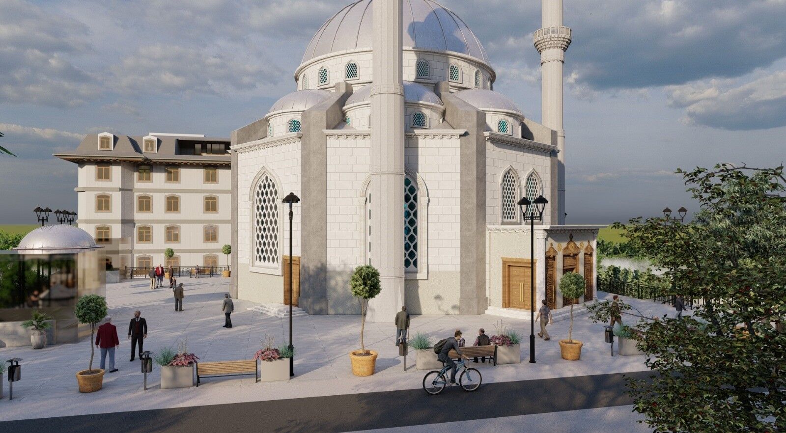 İnönü Mahallesi’nde Yeni Bir Dönem İlknur Camii Külliyesi İçin İlk Kazma Vuruldu! (2)