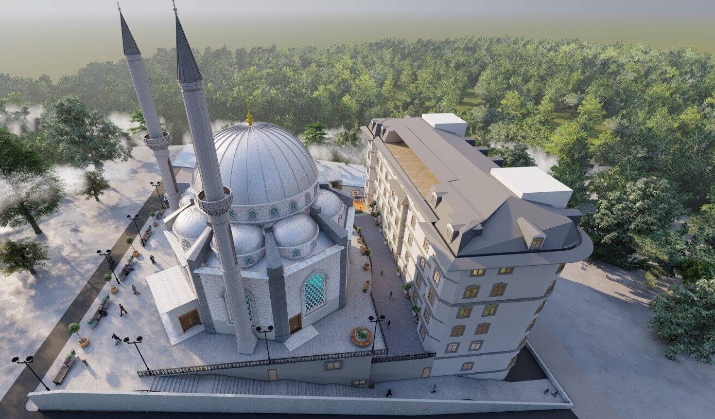 İnönü Mahallesi’nde Yeni Bir Dönem İlknur Camii Külliyesi İçin İlk Kazma Vuruldu! (3)