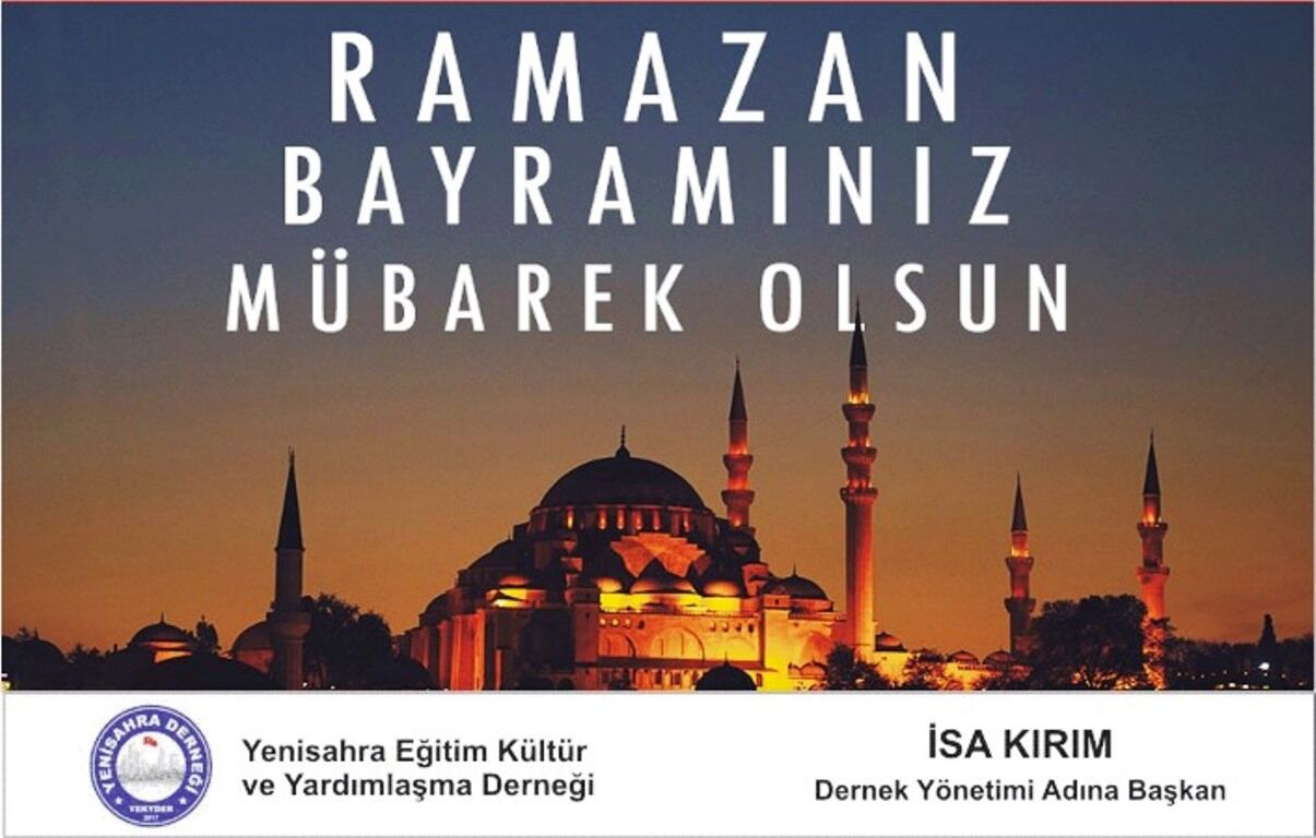 Yenisahra Dernek Bayram Mesajı-1