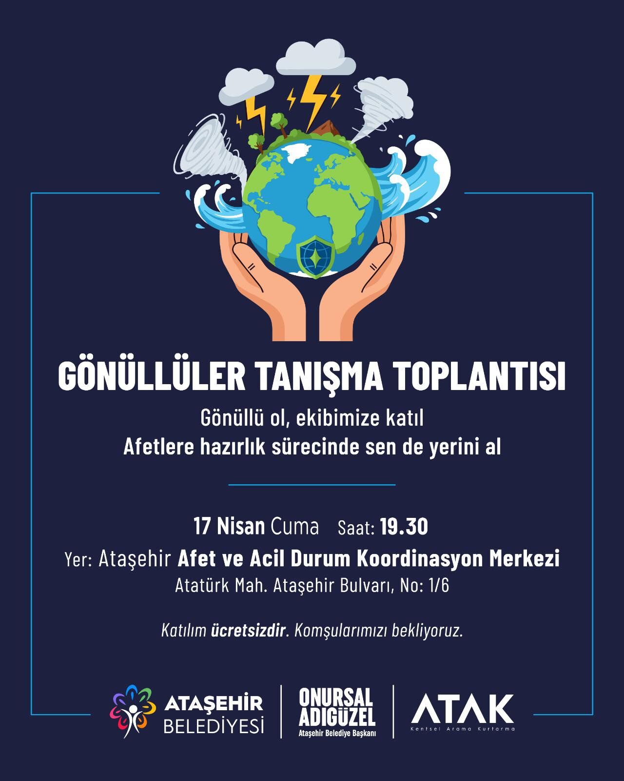 Afet Yardım Gönüllüleri Bir Araya Geliyor