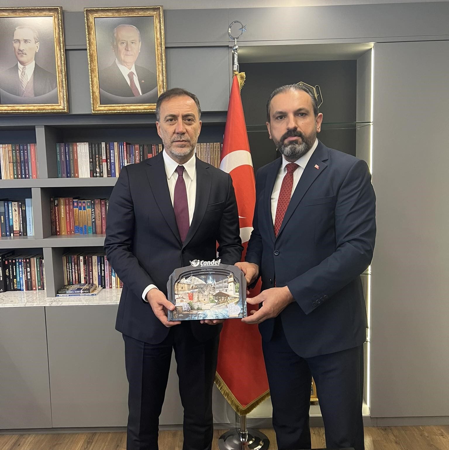 Mhp İstanbul İl Başkanı Volkan Yılmaz’a Çandef’ten Tebrik Ziyareti (2)