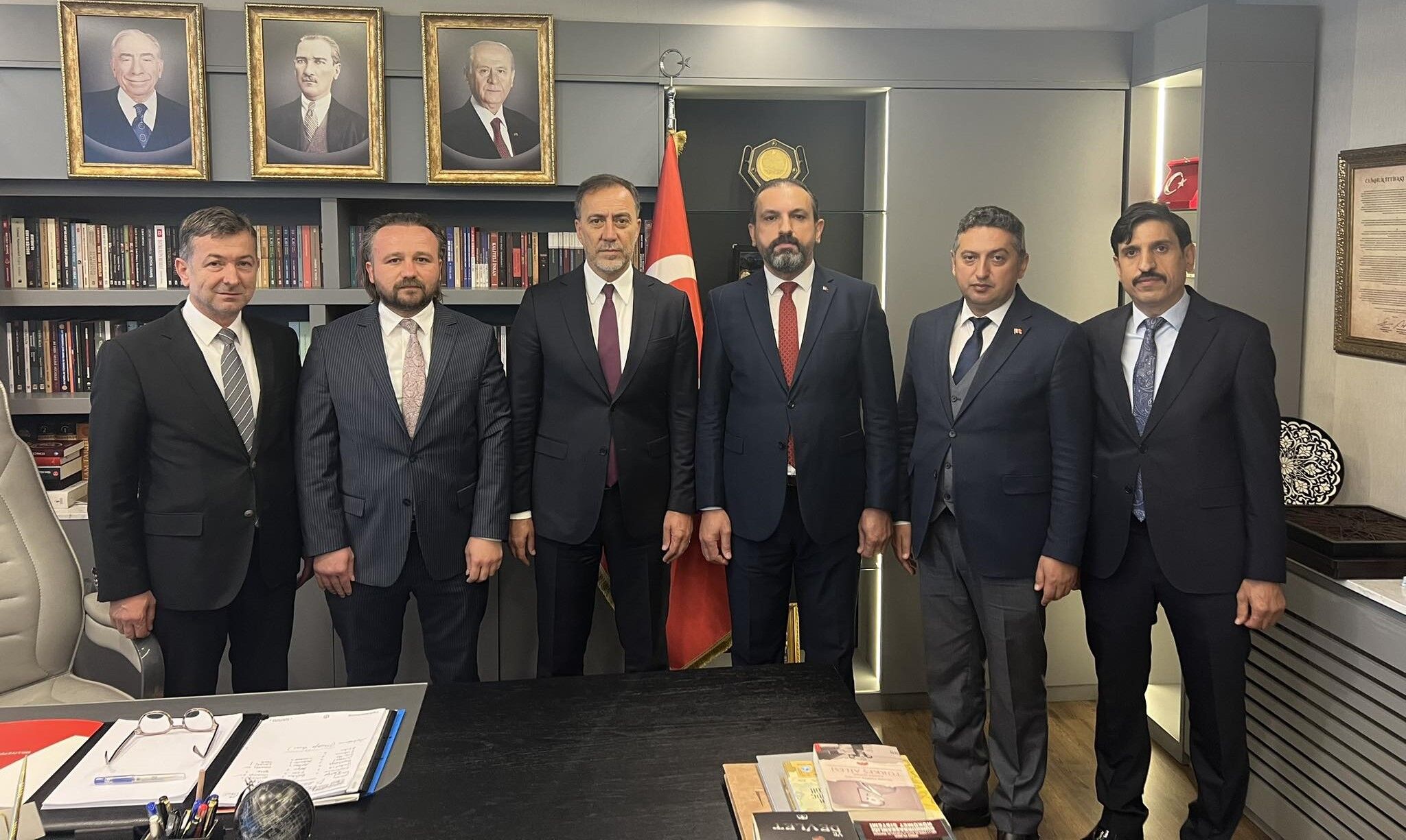 Mhp İstanbul İl Başkanı Volkan Yılmaz’a Çandef’ten Tebrik Ziyareti