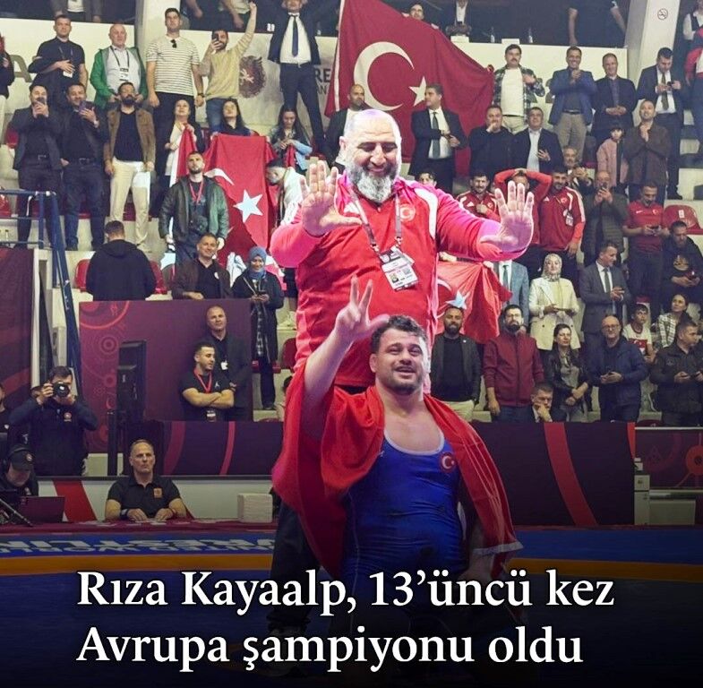 Tarih Yazan Adam Rıza Kayaalp 13. Kez Avrupa Şampiyonu! (2)