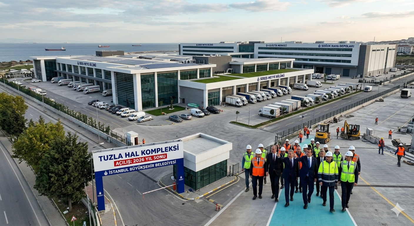 Uzla Hal Kompleksi Yıl Sonunda Açılıyor