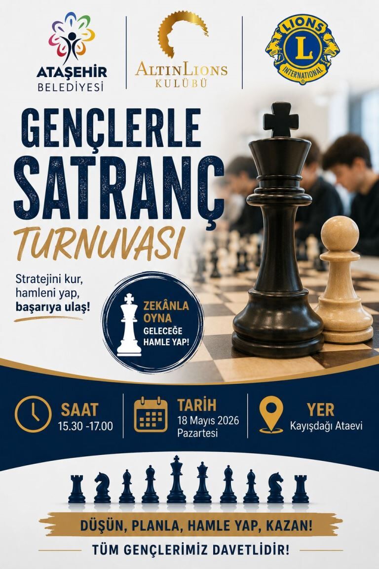 Ataşehirli Gençler Satranç Tahtasında Buluşuyor Büyük Turnuva Başlıyor-1