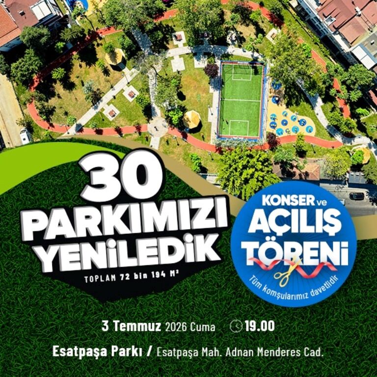 Ataşehi̇r Beledi̇yesi̇ 2 Yilda 30 Parki Yeni̇ledi̇ (2)-1