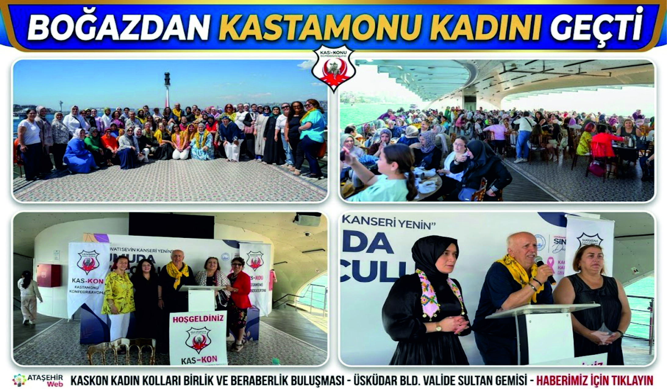 Boğazdan Kastamonu Kadını Geçti: İstanbul’da Muhteşem Birlik Beraberlik Buluşması!