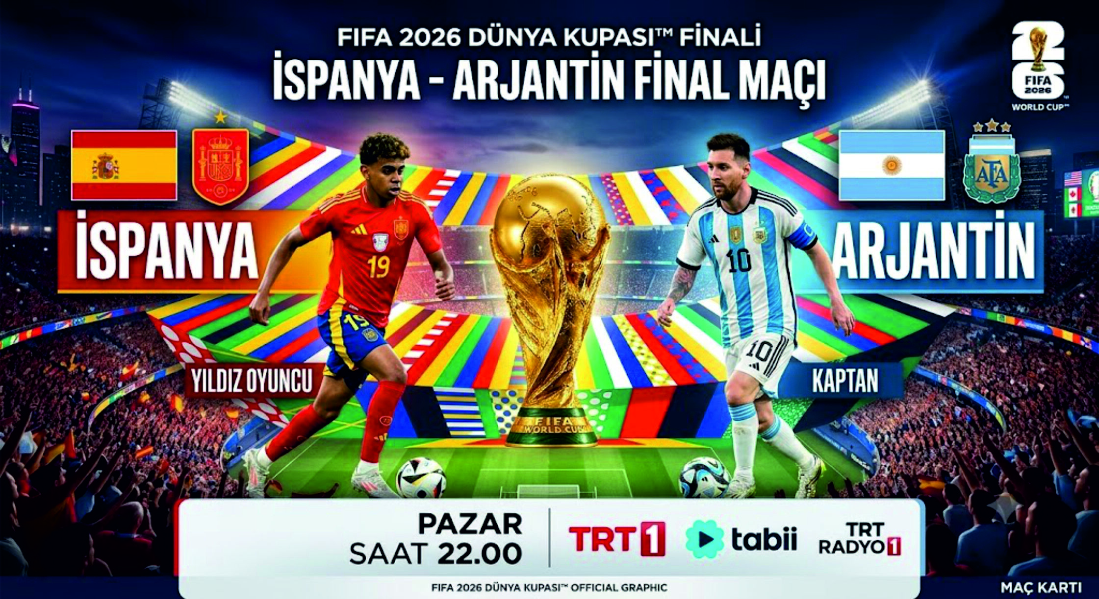 Dev Finalin Adı Belli Oldu: İspanya - Arjantin!