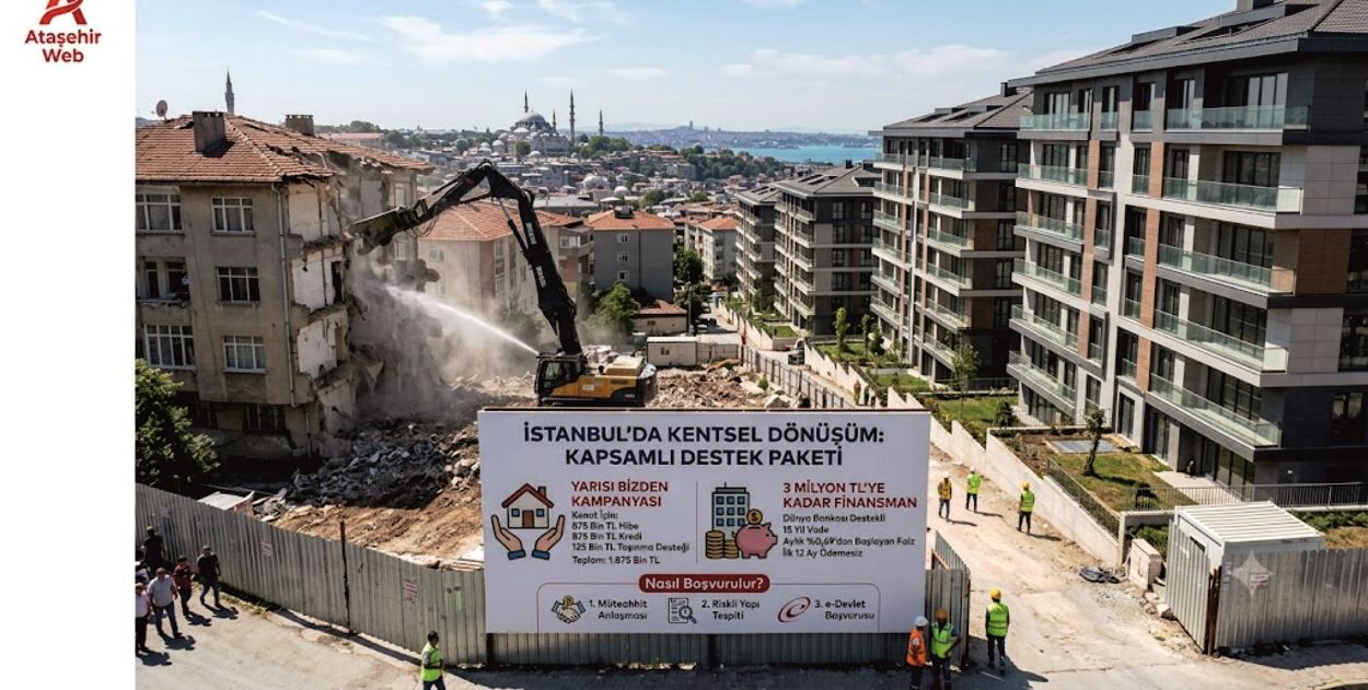 İstanbul’da Dev Kentsel Dönüşüm Paketi