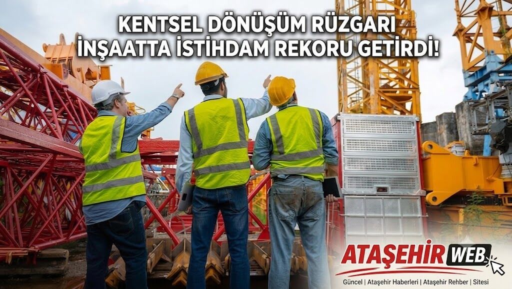 Kentsel Dönüşüm Rüzgari İnşaatta İsti̇hdam Rekoru Geti̇rdi̇!