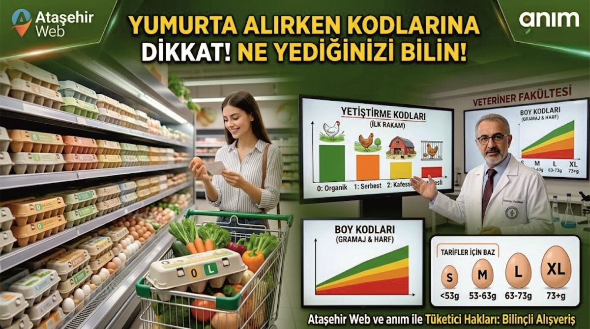 Yumurta Alırken Bu Kodlara Dikkat! Aldığınız Yumurta Aslında Ne Kadar Sağlıklı