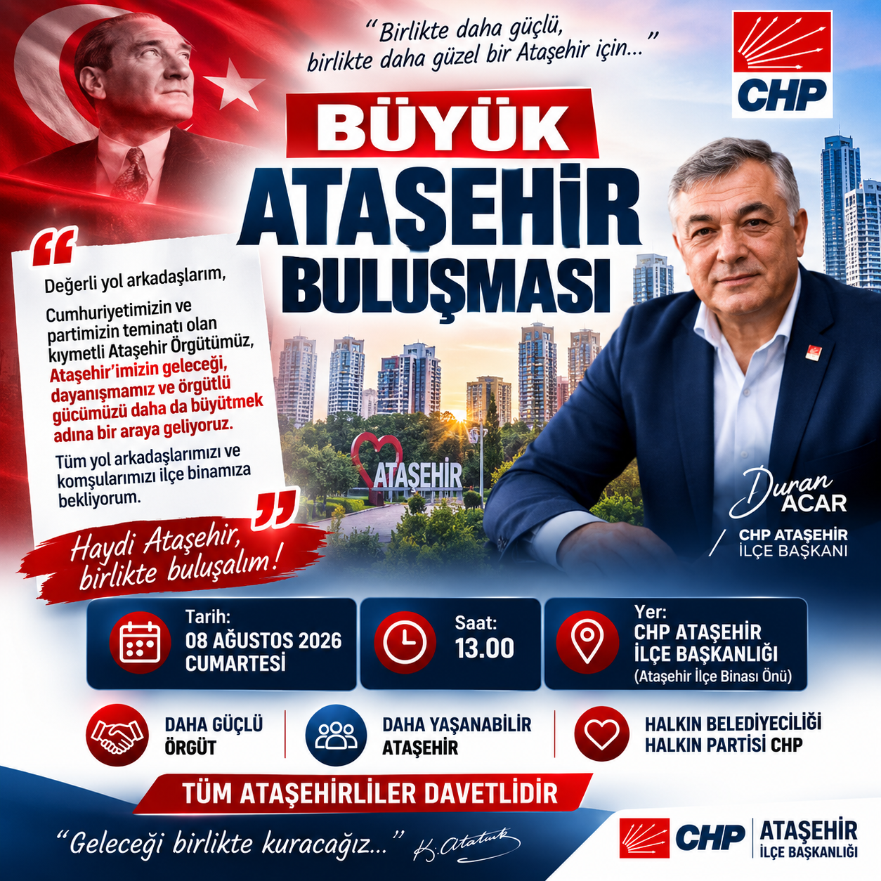 Duran Acar'dan İlk Adim Büyük Ataşehir Buluşması Düzenleniyor! (2)