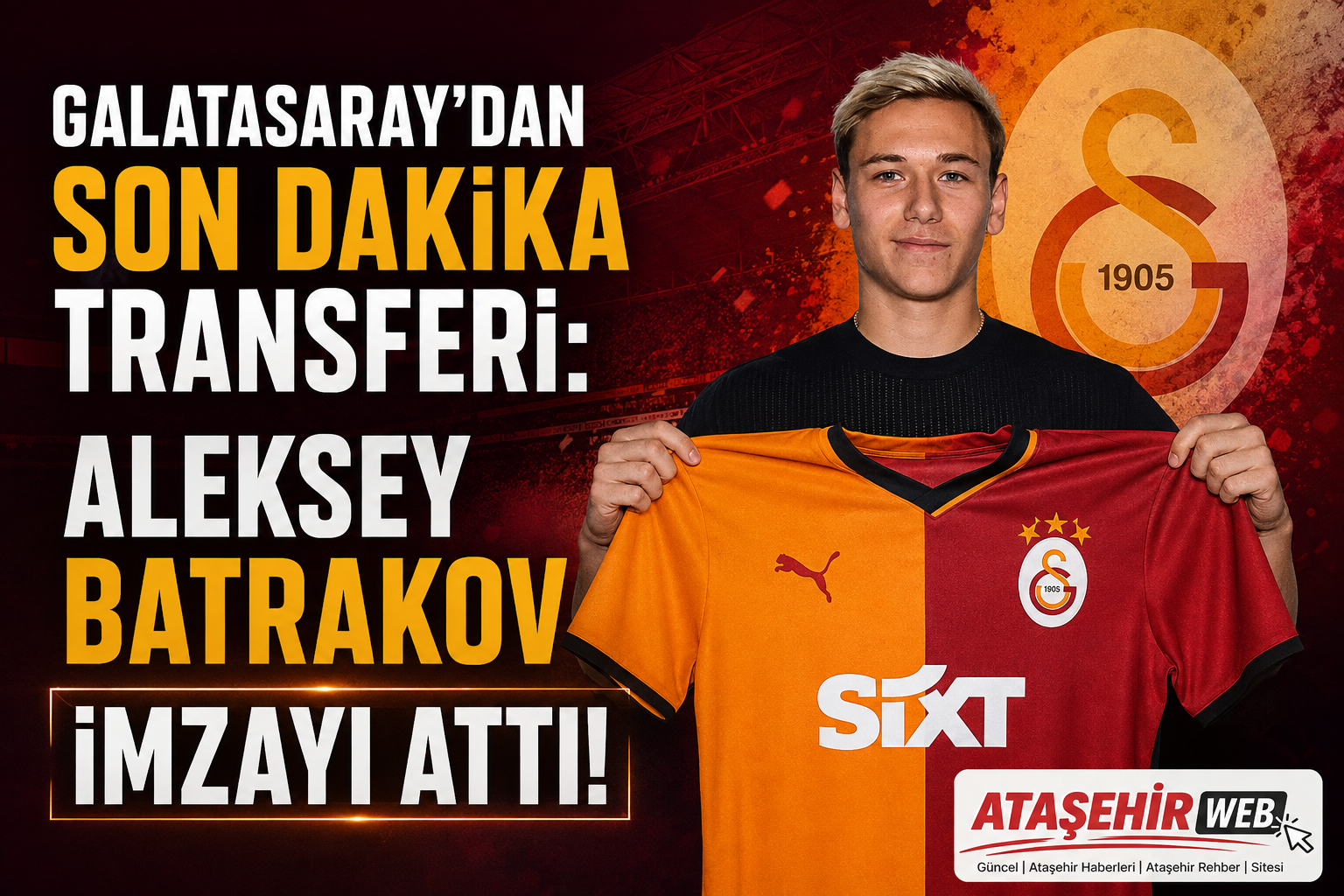 Galatasaray, Aleksey Batrakov Ile 5 Yıllık Sözleşme Imzalandığını Tff'ye Bildirdi!