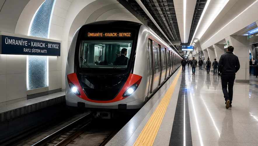 İstanbul’a Dev Raylı Sistem Müjdesi: Ümraniye, Kavacık ve Beykoz Metro Hattı Geliyor!