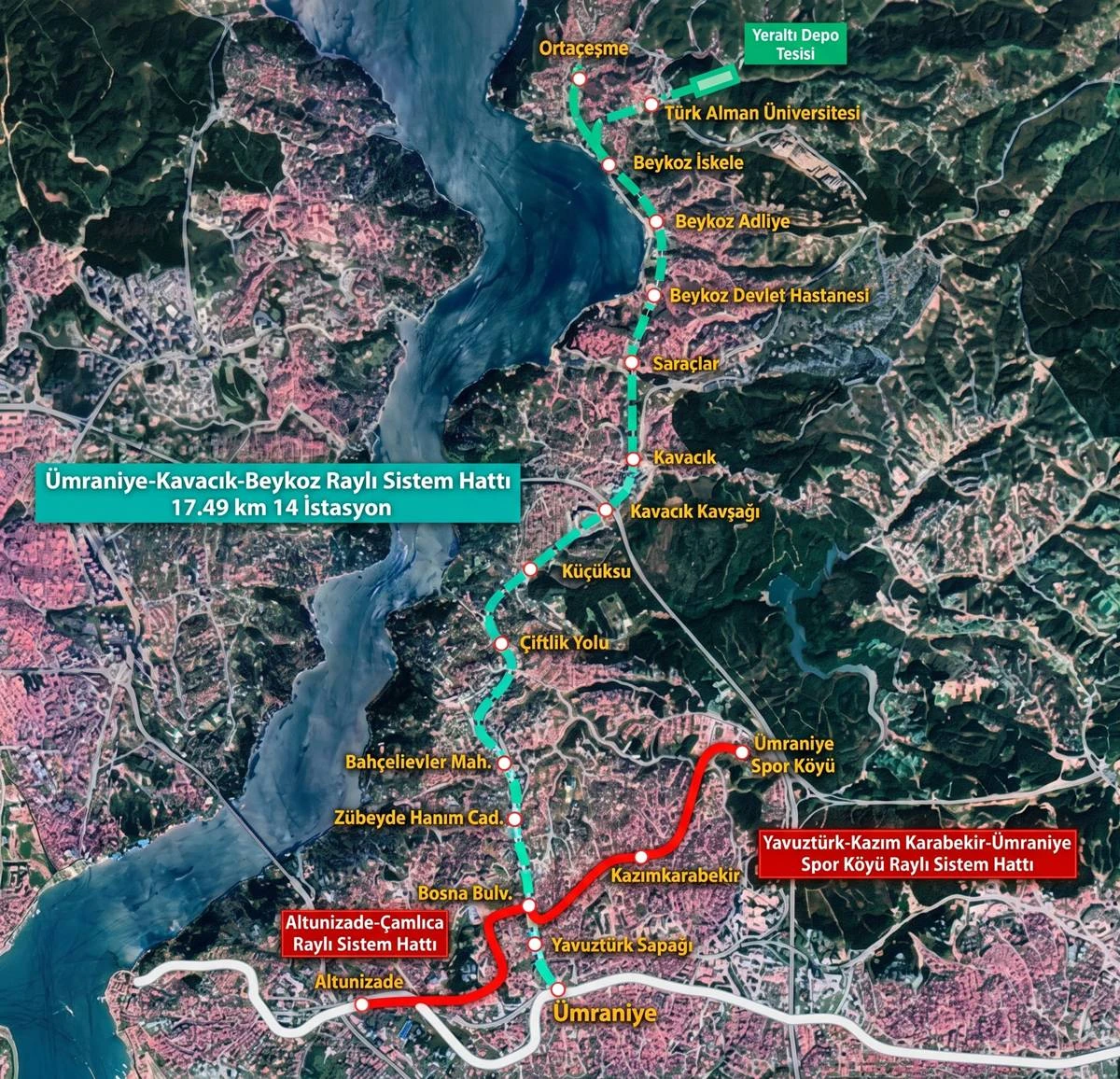 İstanbul'a Yeni Metro Hattı Geliyor