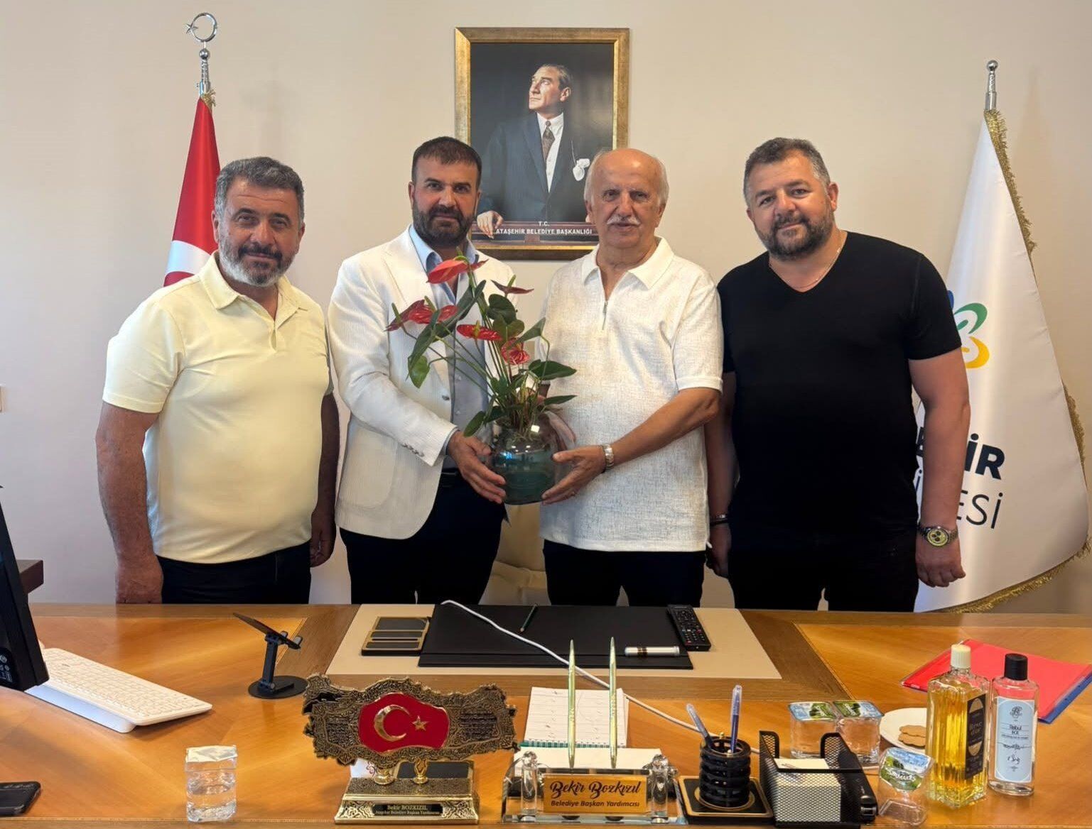 Kaskon’dan Ataşehir Belediye Başkan Yardımcısı Aboubekir Bozkızıl’a Hayırlı Olsun Ziyareti