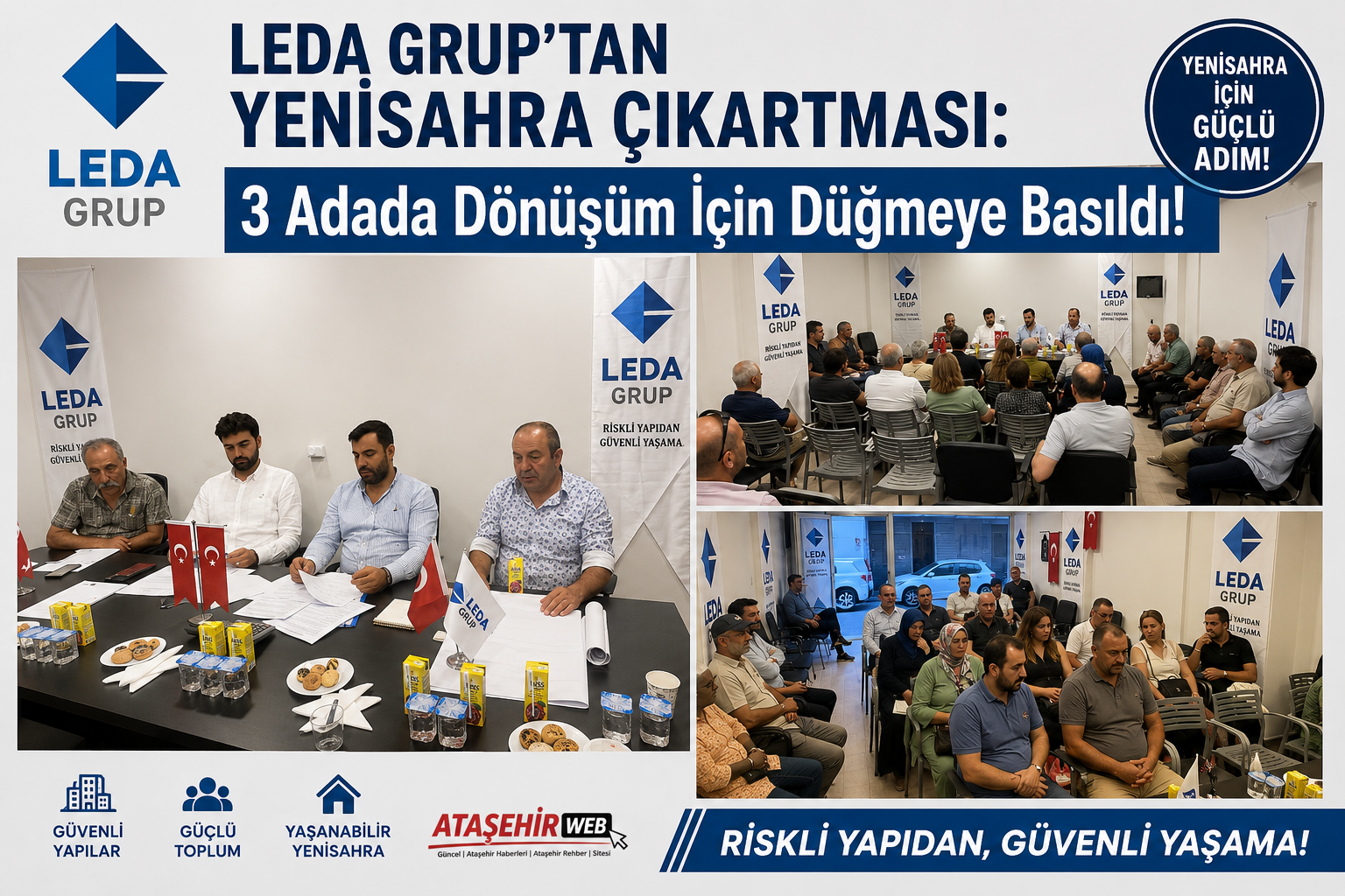 LEDA GRUP’TAN YENİSAHRA ÇIKARTMASI: 3 Adada Dönüşüm İçin Düğmeye Basıldı!