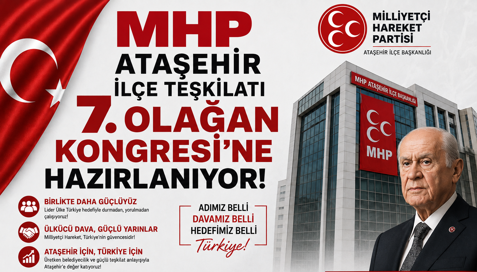 Mhp Ataşehi̇r İlçe Teşki̇lati 7. Olağan Kongresi̇'ne Hazirlaniyor!-1