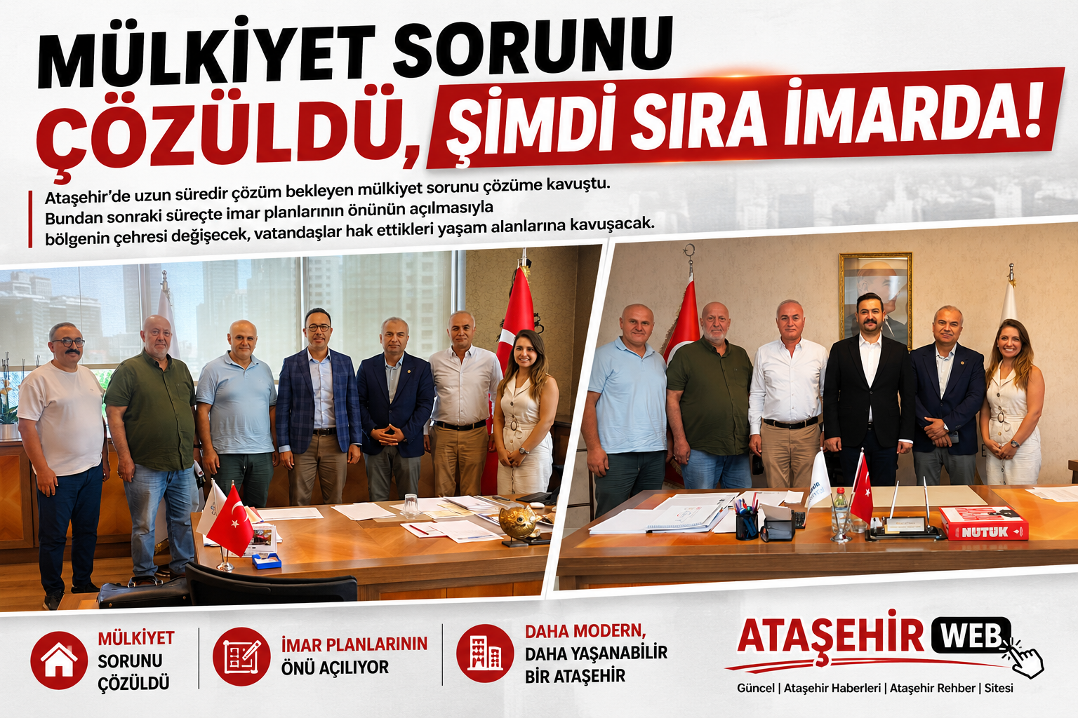 Mülkiyet Sorunu Çözüldü, Şimdi Sıra İmarda!