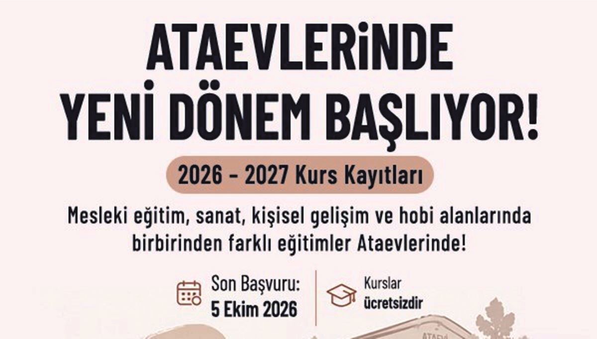 Ataevleri̇nde Yeni̇ Dönemde 20’Den Fazla Kurs Ataşehi̇rli̇lerle Buluşacak