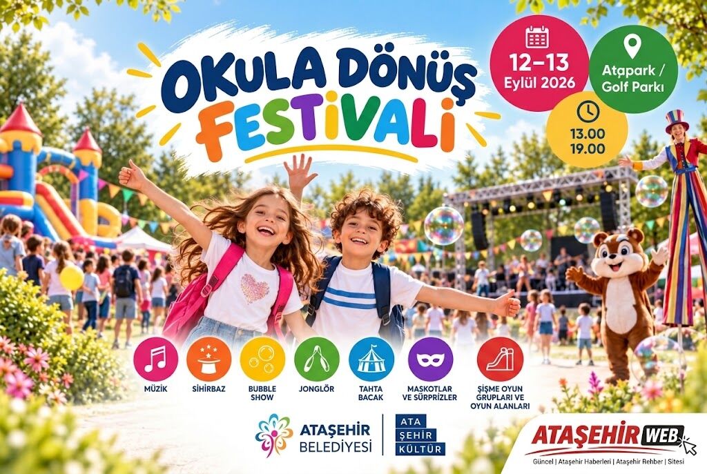 Ataşehir Belediyesi, Yaz Tatilinin Ardından Ders Başı Yapan Öğrenciler Için Eğlenceli Ve Renkli Bir Etkinliğe Imza Atıyor.